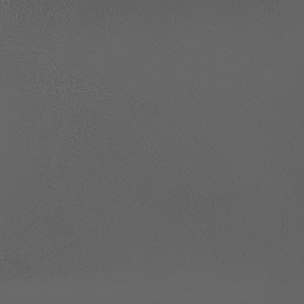 Fauteuil cabriolet avec repose-pied gris similicuir - XIOS