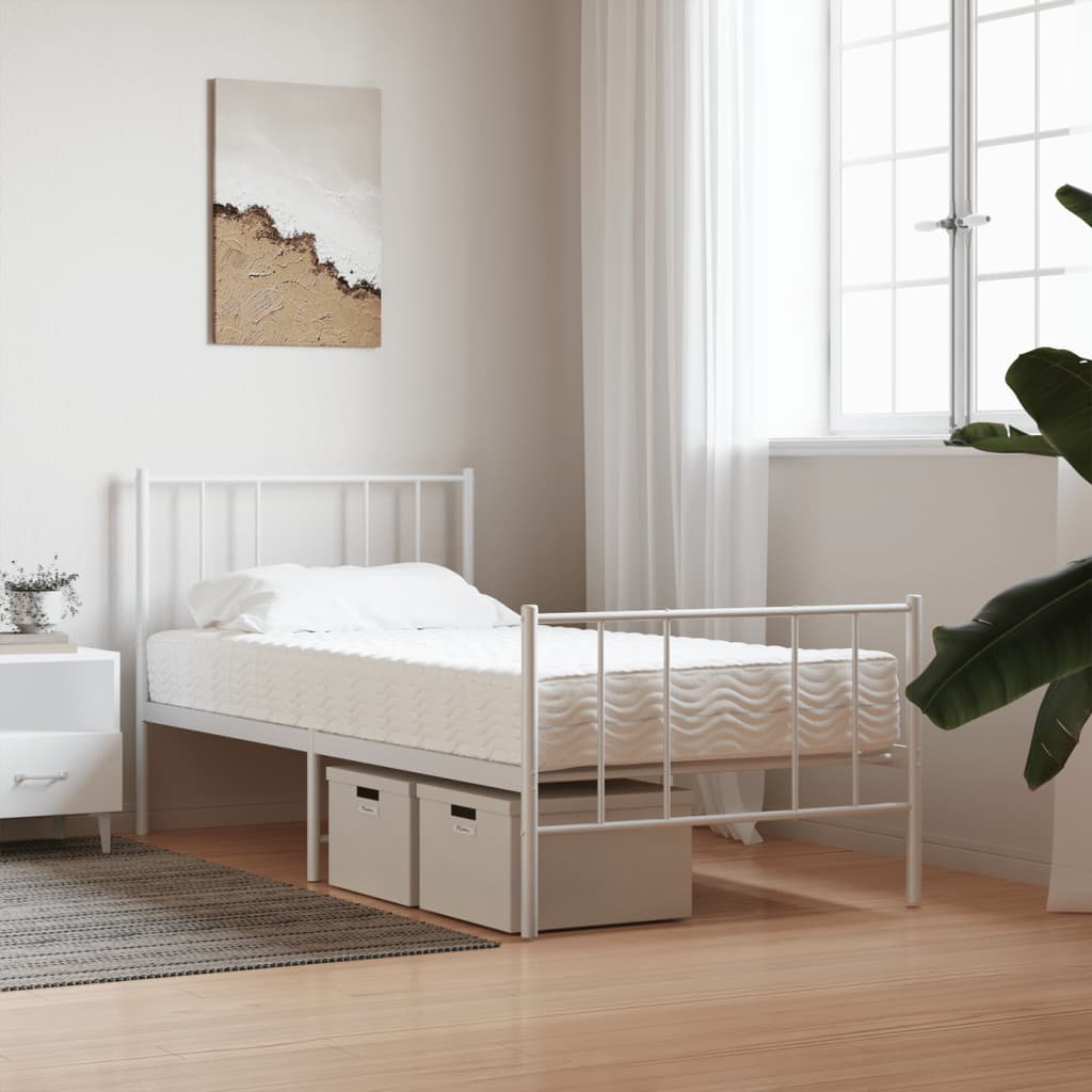 Matelas en mousse blanc 90x190 cm dureté H2 H3 - XIOS