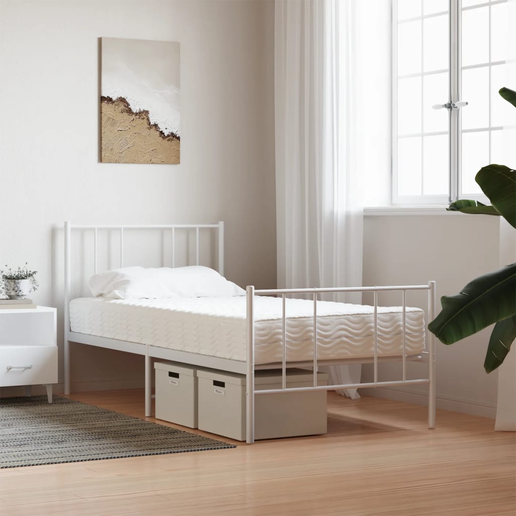 Matelas en mousse blanc 90x200 cm dureté H2 H3 - XIOS
