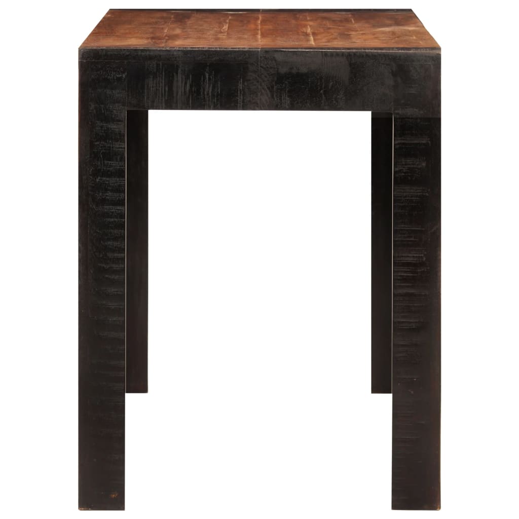 Table à dîner marron miel 120x60x76 cm bois de manguier massif - XIOS