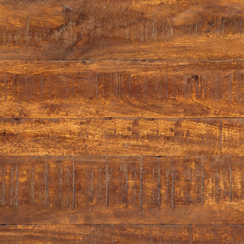 Table à dîner marron miel 120x60x76 cm bois de manguier massif - XIOS