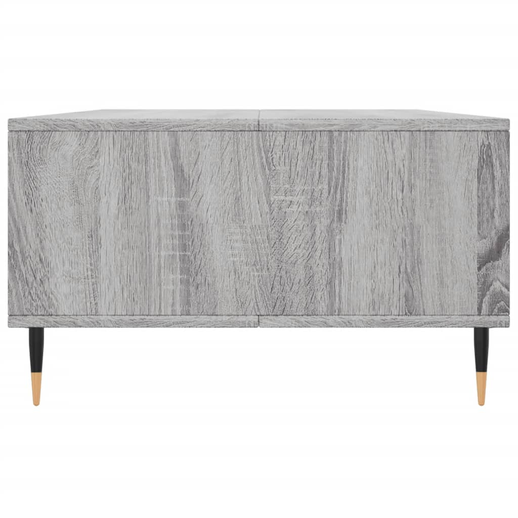 Table basse sonoma gris 104x60x35 cm bois d'ingénierie - XIOS