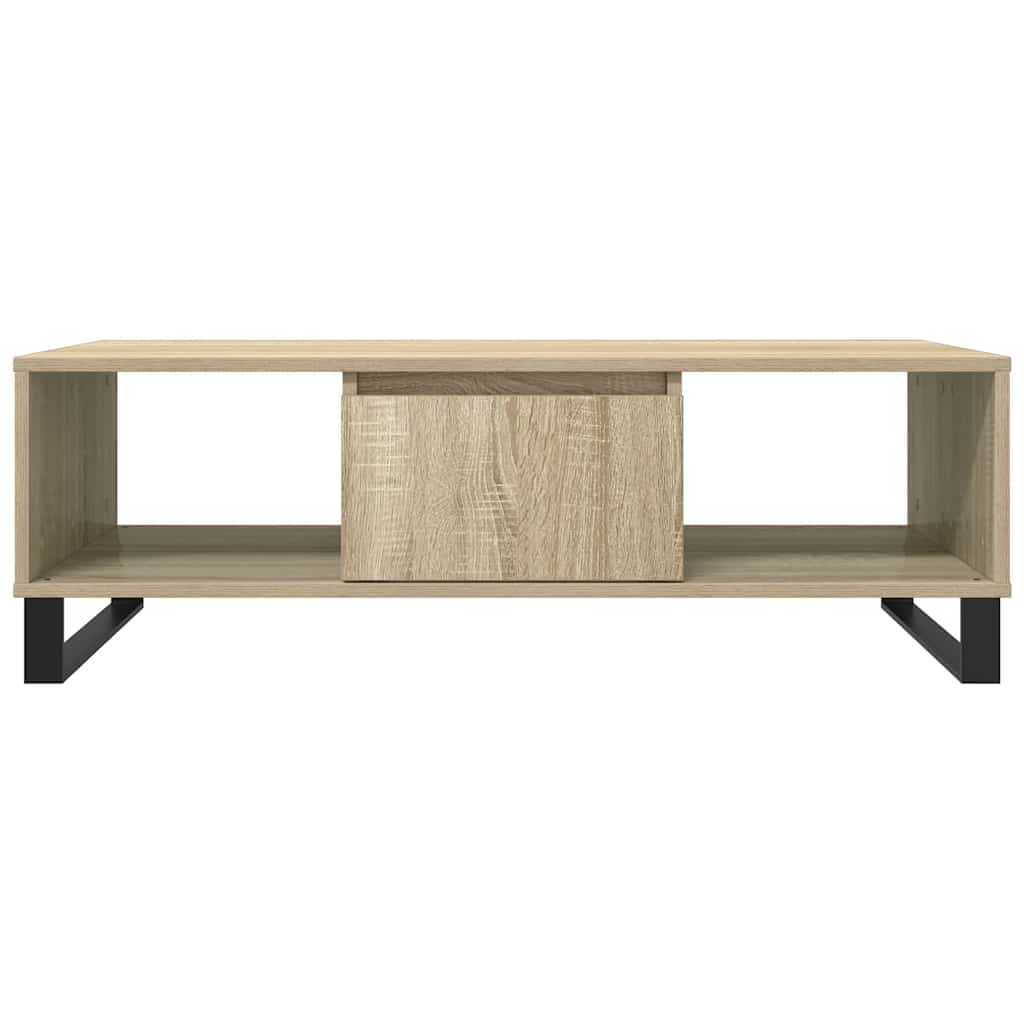 Table basse chêne sonoma 104x60x35 cm bois d'ingénierie - XIOS