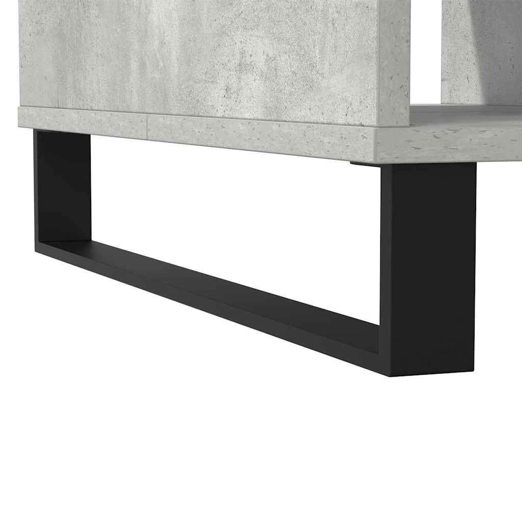 Table basse gris béton 104x60x35 cm bois d'ingénierie - XIOS