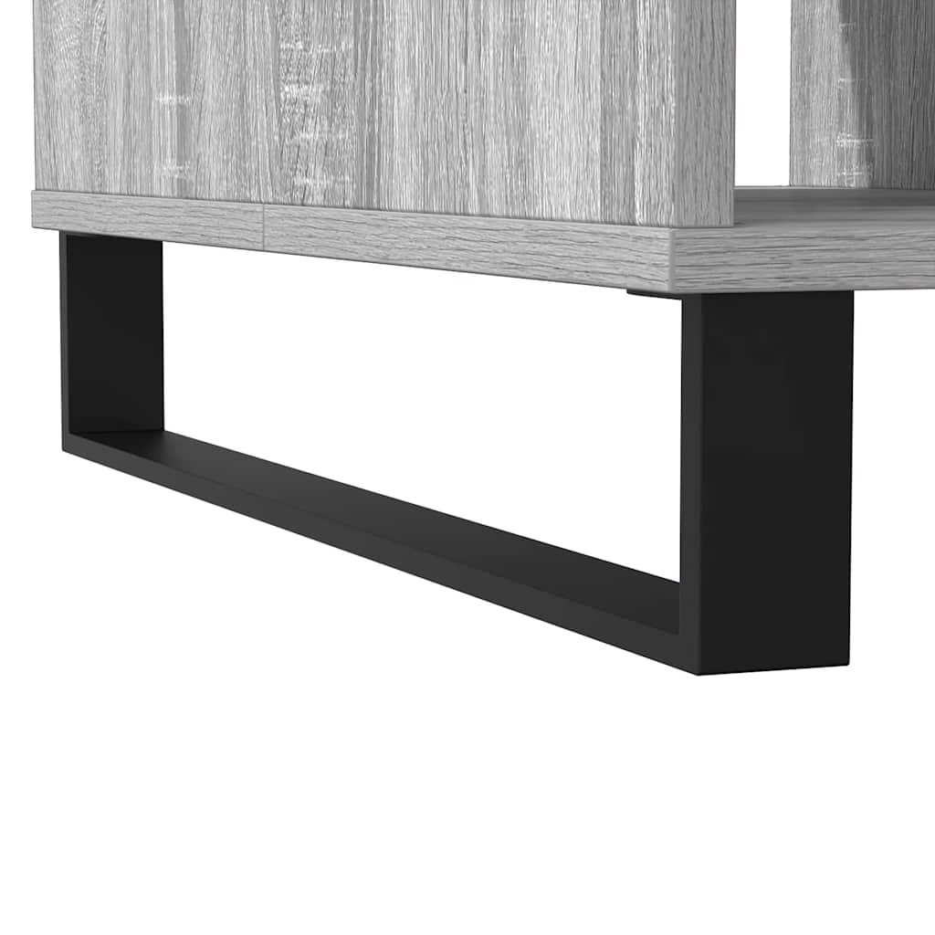 Table basse sonoma gris 104x60x35 cm bois d'ingénierie - XIOS