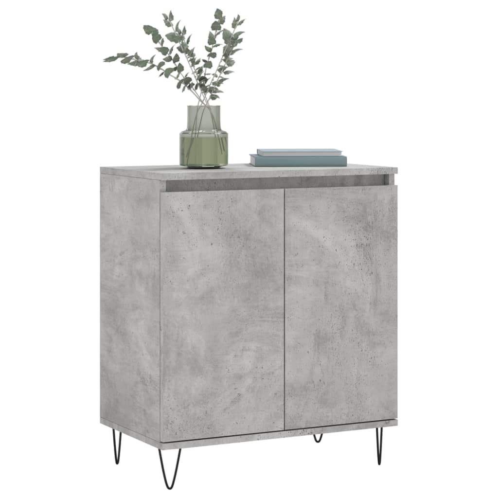 Buffet Gris béton 60x35x70 cm Bois d'ingénierie - XIOS
