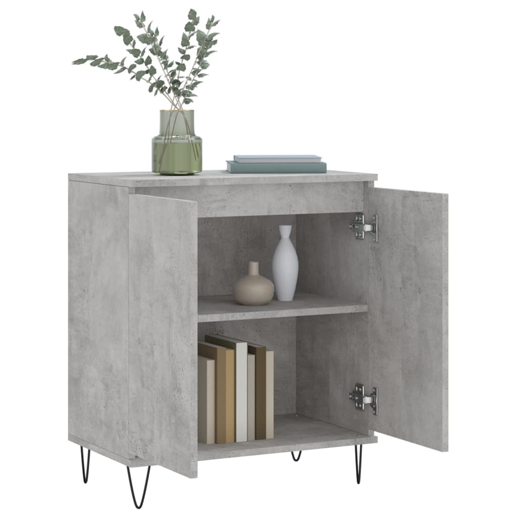 Buffet Gris béton 60x35x70 cm Bois d'ingénierie - XIOS