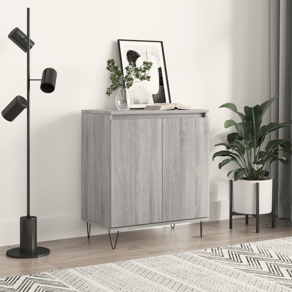 Buffet Sonoma gris 60x35x70 cm Bois d'ingénierie - XIOS