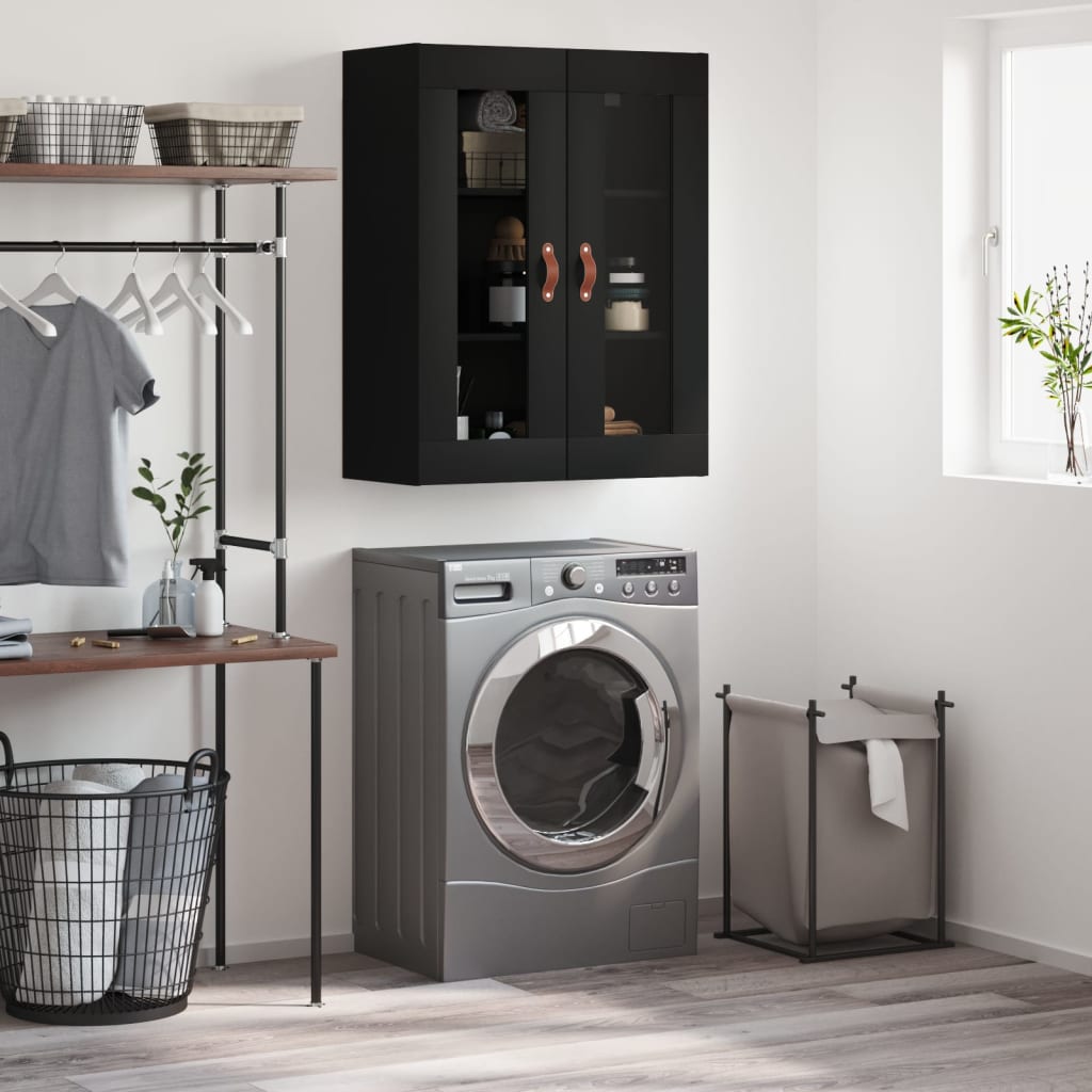 Armoire murale noir 69,5x34x90 cm - XIOS