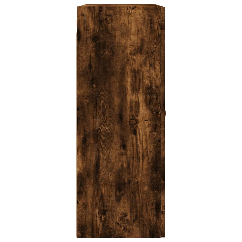 Armoire murale chêne fumé 69,5x34x90 cm - XIOS