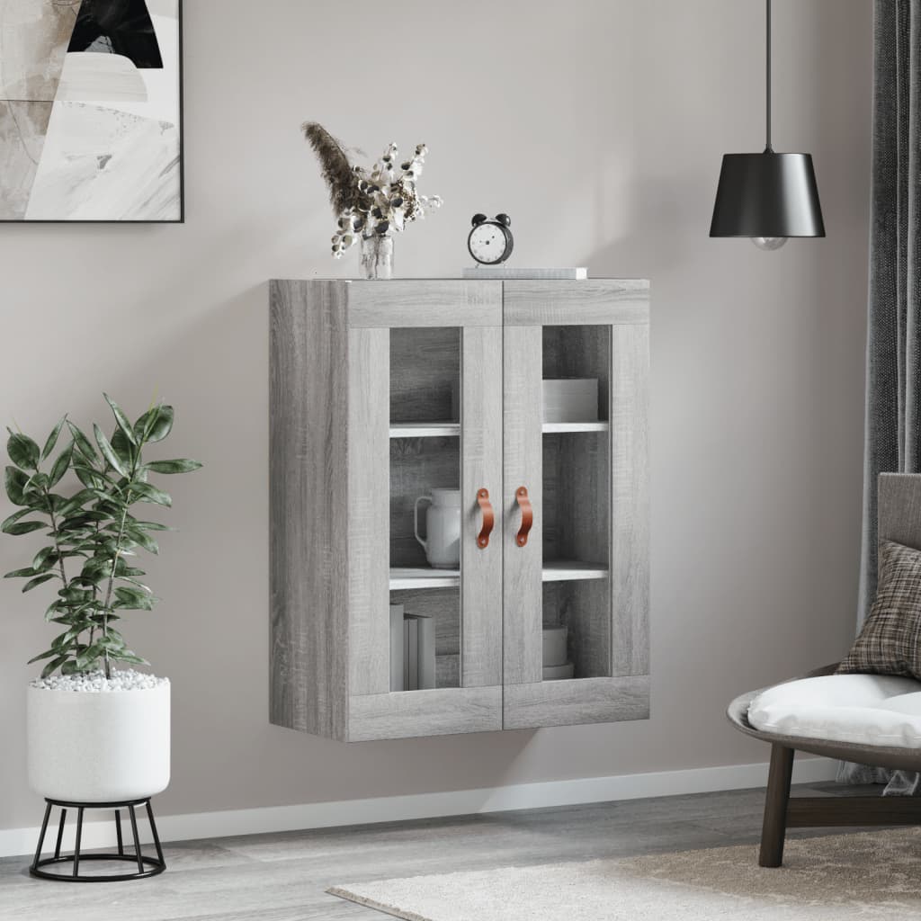Armoire murale sonoma gris 69,5x34x90 cm - XIOS