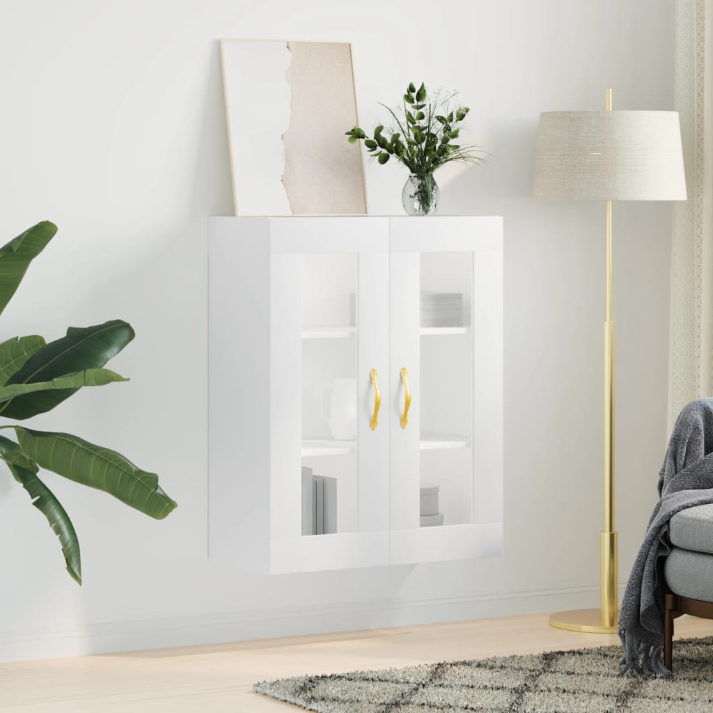 Armoire murale blanc 69,5x34x90 cm - XIOS