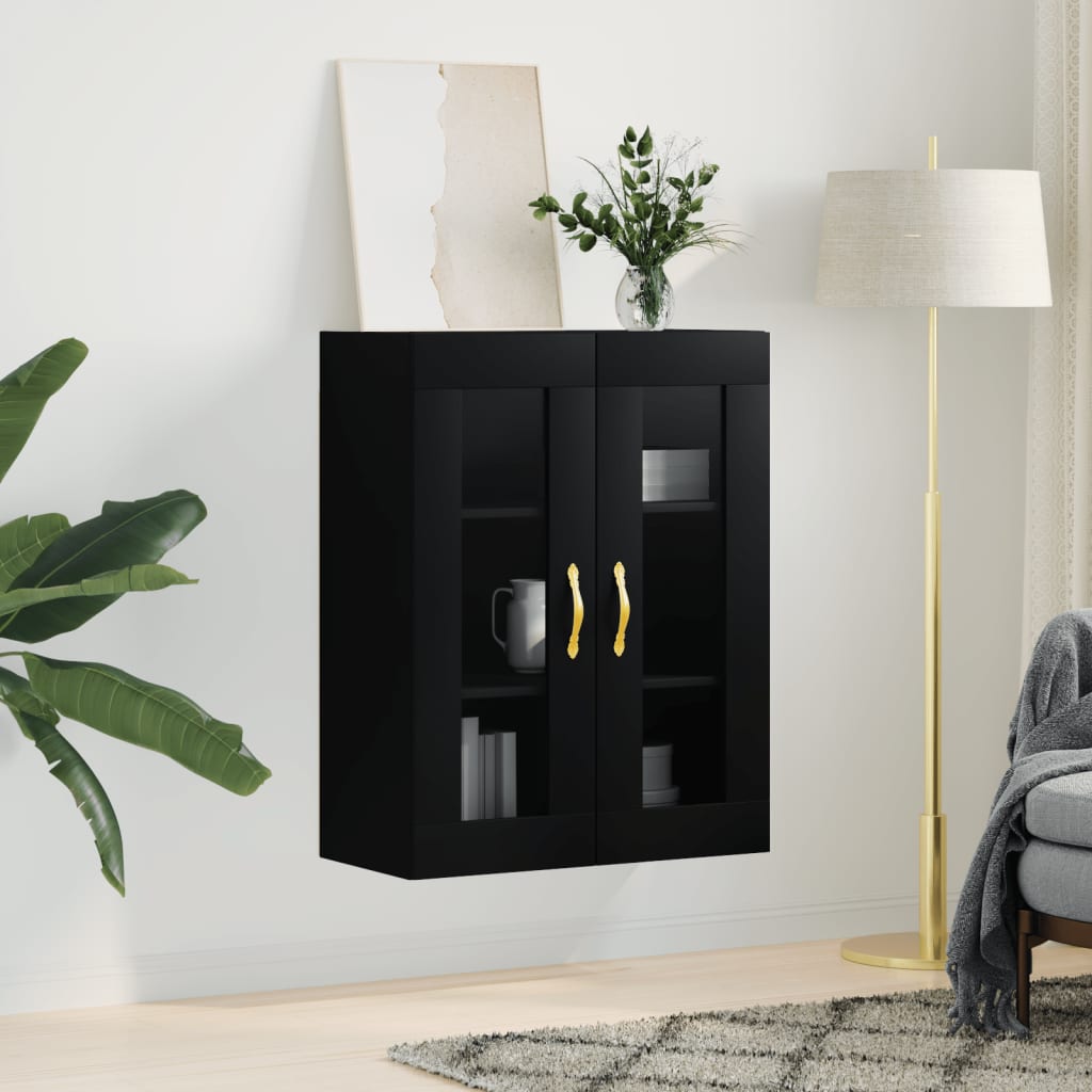 Armoire murale noir 69,5x34x90 cm - XIOS