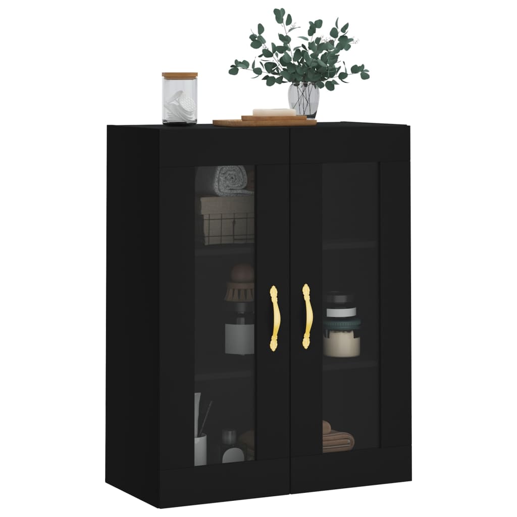 Armoire murale noir 69,5x34x90 cm - XIOS