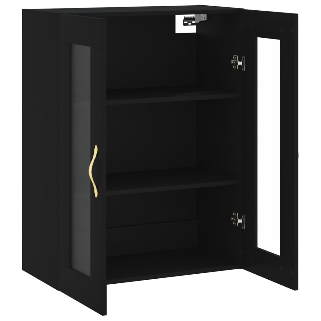 Armoire murale noir 69,5x34x90 cm - XIOS