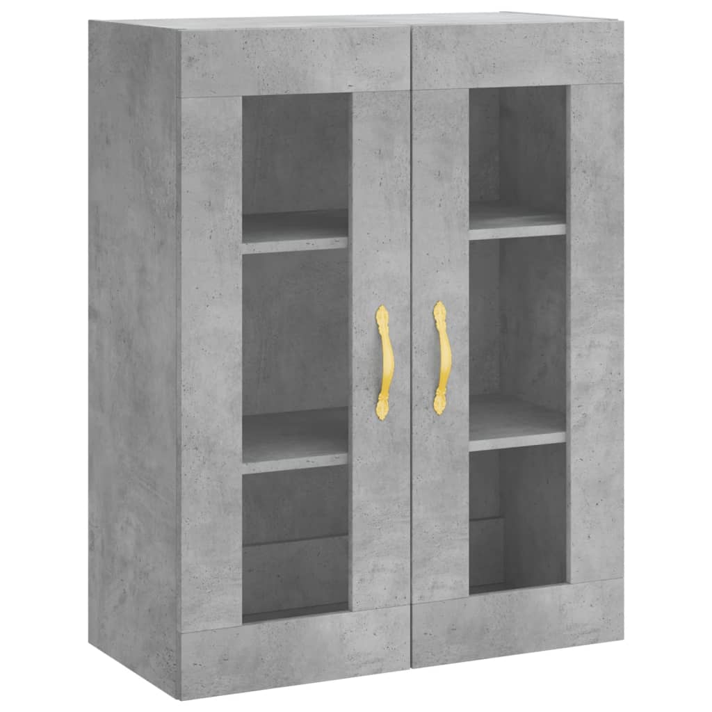 Armoire murale gris béton 69,5x34x90 cm - XIOS