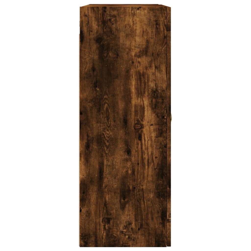 Armoire murale chêne fumé 69,5x34x90 cm - XIOS