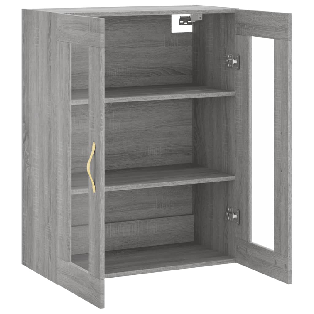 Armoire murale sonoma gris 69,5x34x90 cm - XIOS