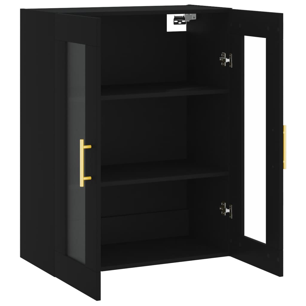 Armoire murale noir 69,5x34x90 cm - XIOS