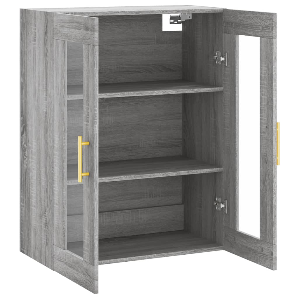 Armoire murale sonoma gris 69,5x34x90 cm - XIOS
