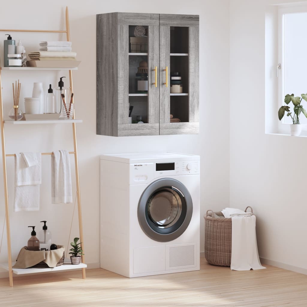 Armoire murale sonoma gris 69,5x34x90 cm - XIOS