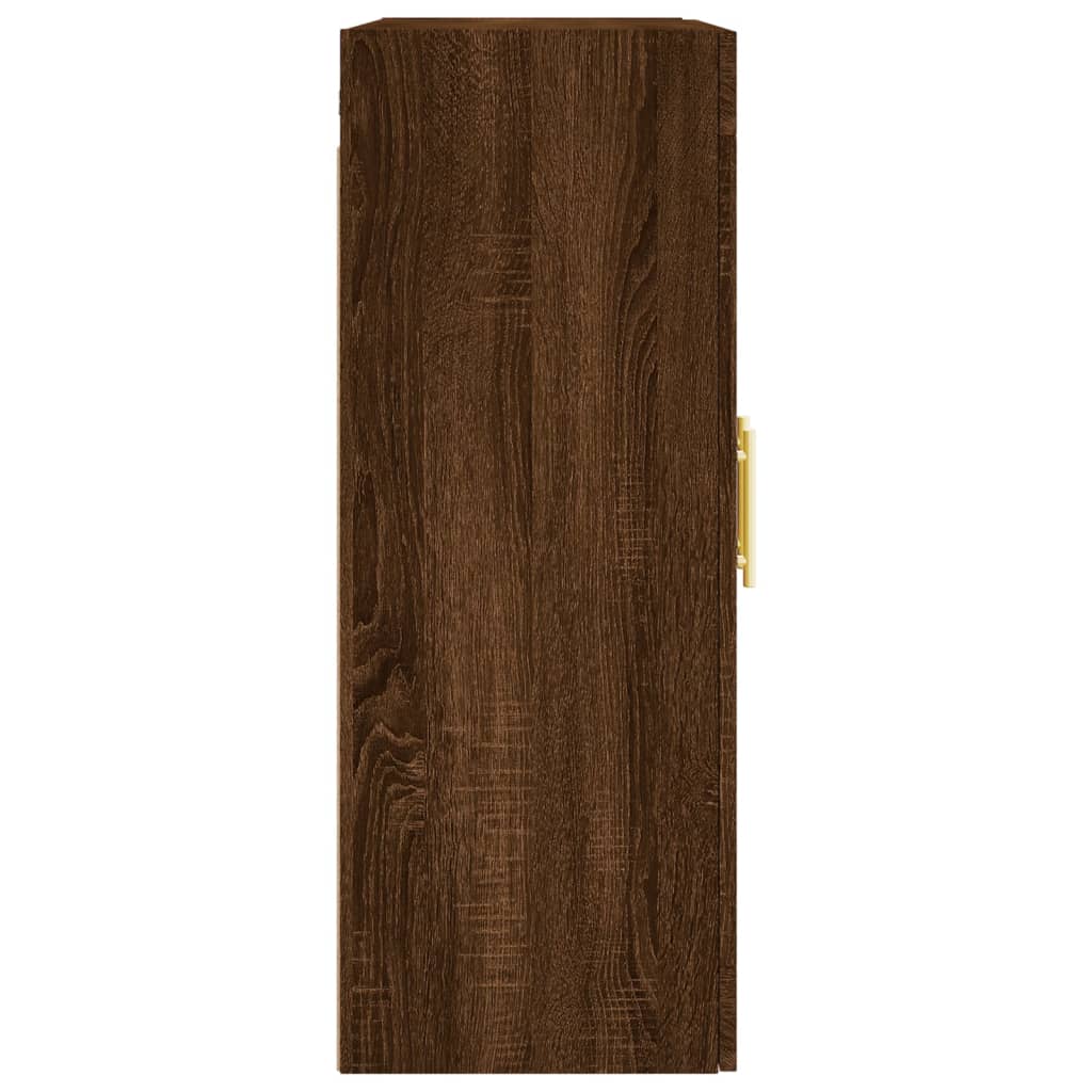 Armoire murale chêne marron 69,5x34x90 cm - XIOS