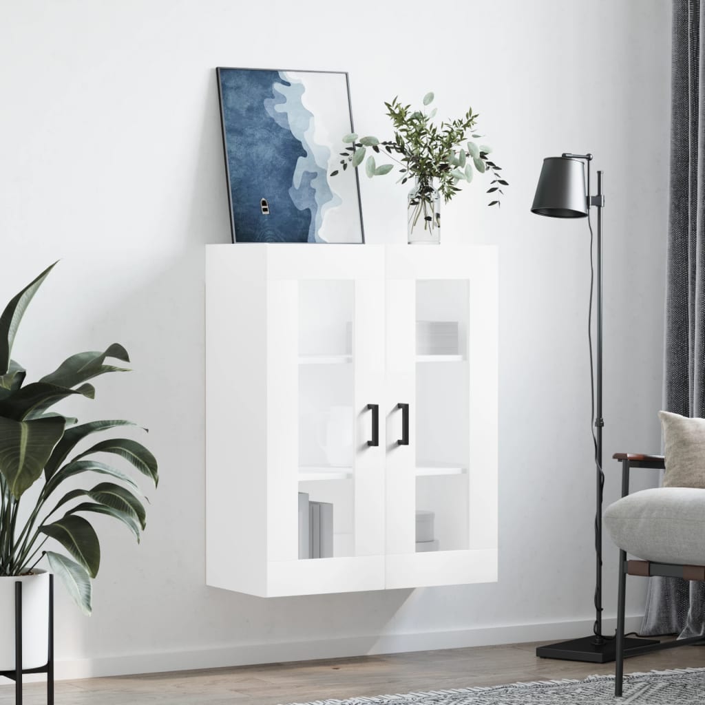 Armoire murale blanc 69,5x34x90 cm - XIOS