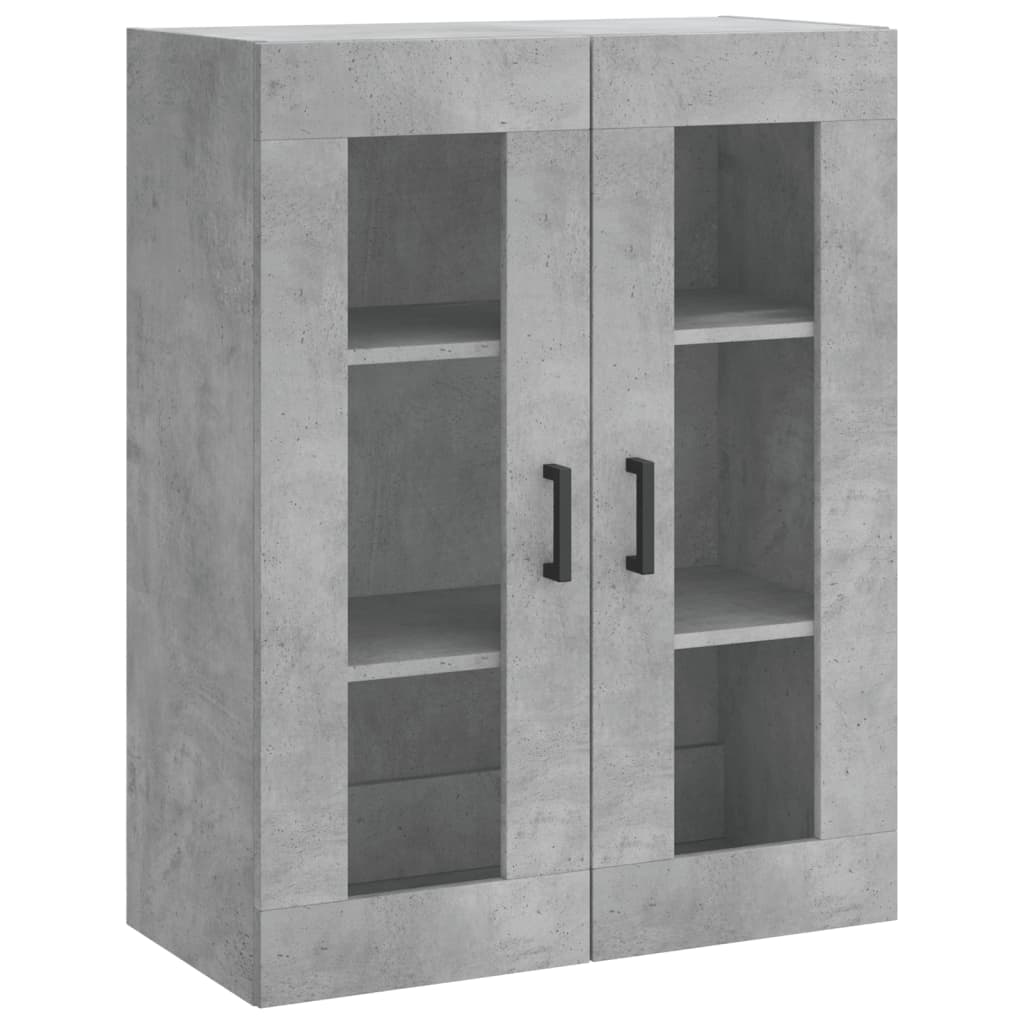 Armoire murale gris béton 69,5x34x90 cm - XIOS