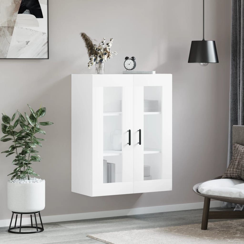 Armoire murale blanc 69,5x34x90 cm - XIOS