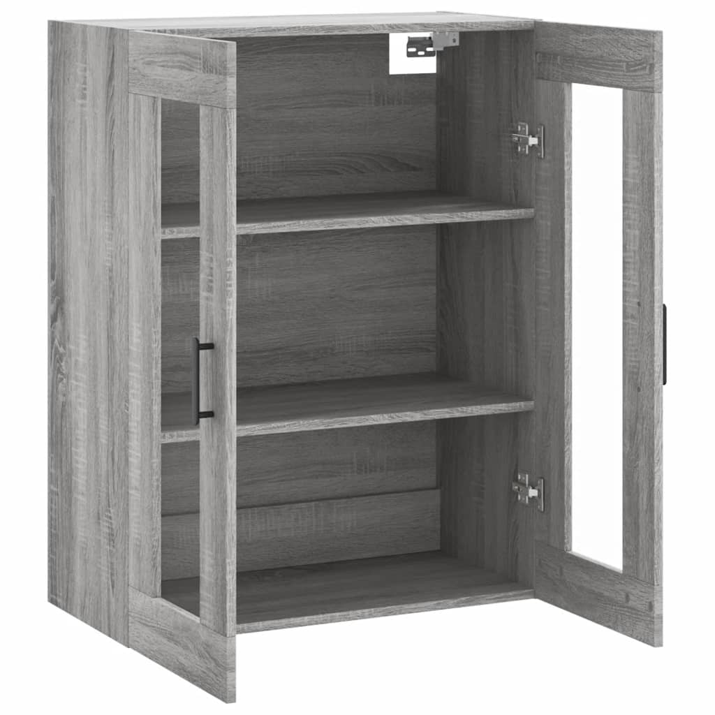 Armoire murale sonoma gris 69,5x34x90 cm - XIOS