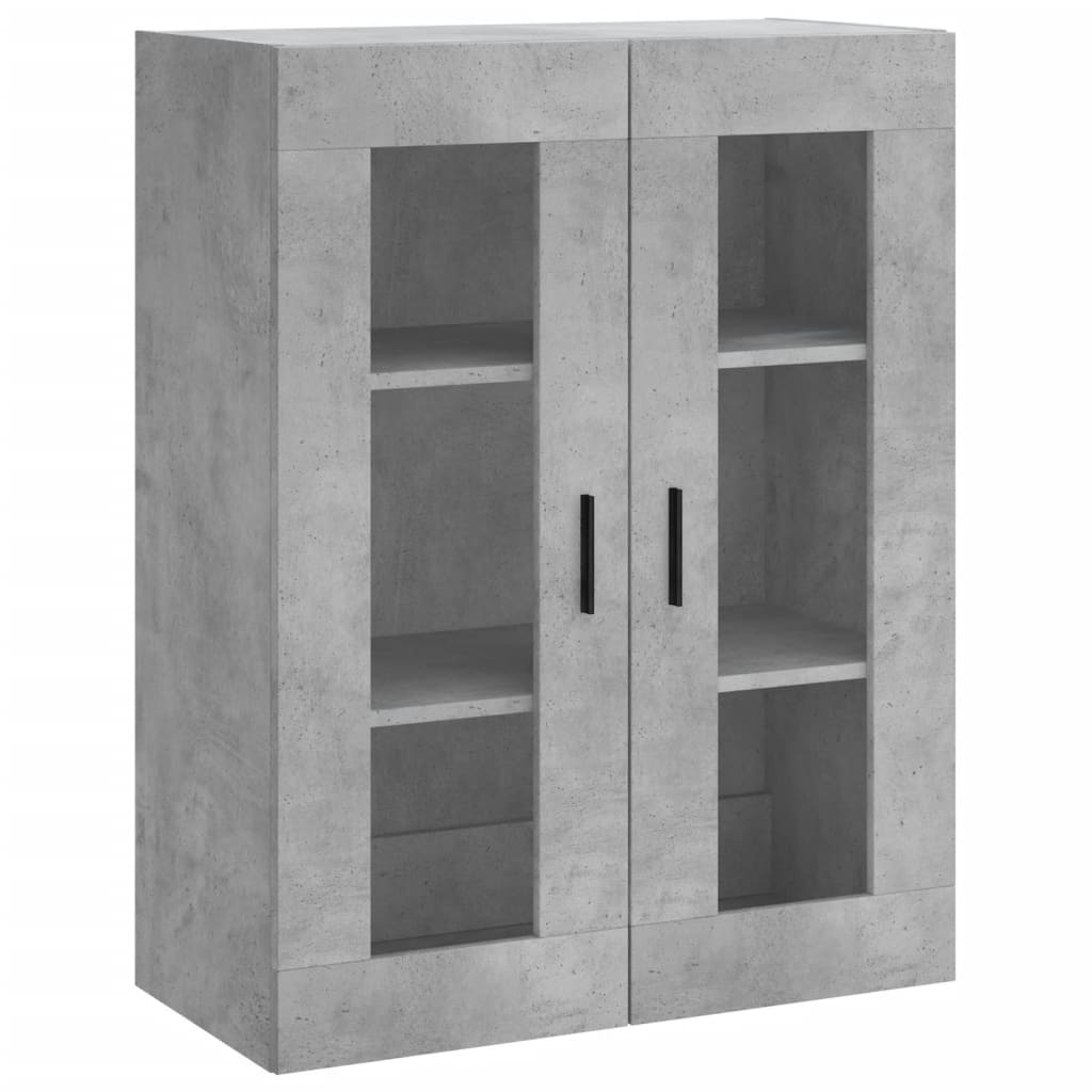 Armoire murale gris béton 69,5x34x90 cm - XIOS