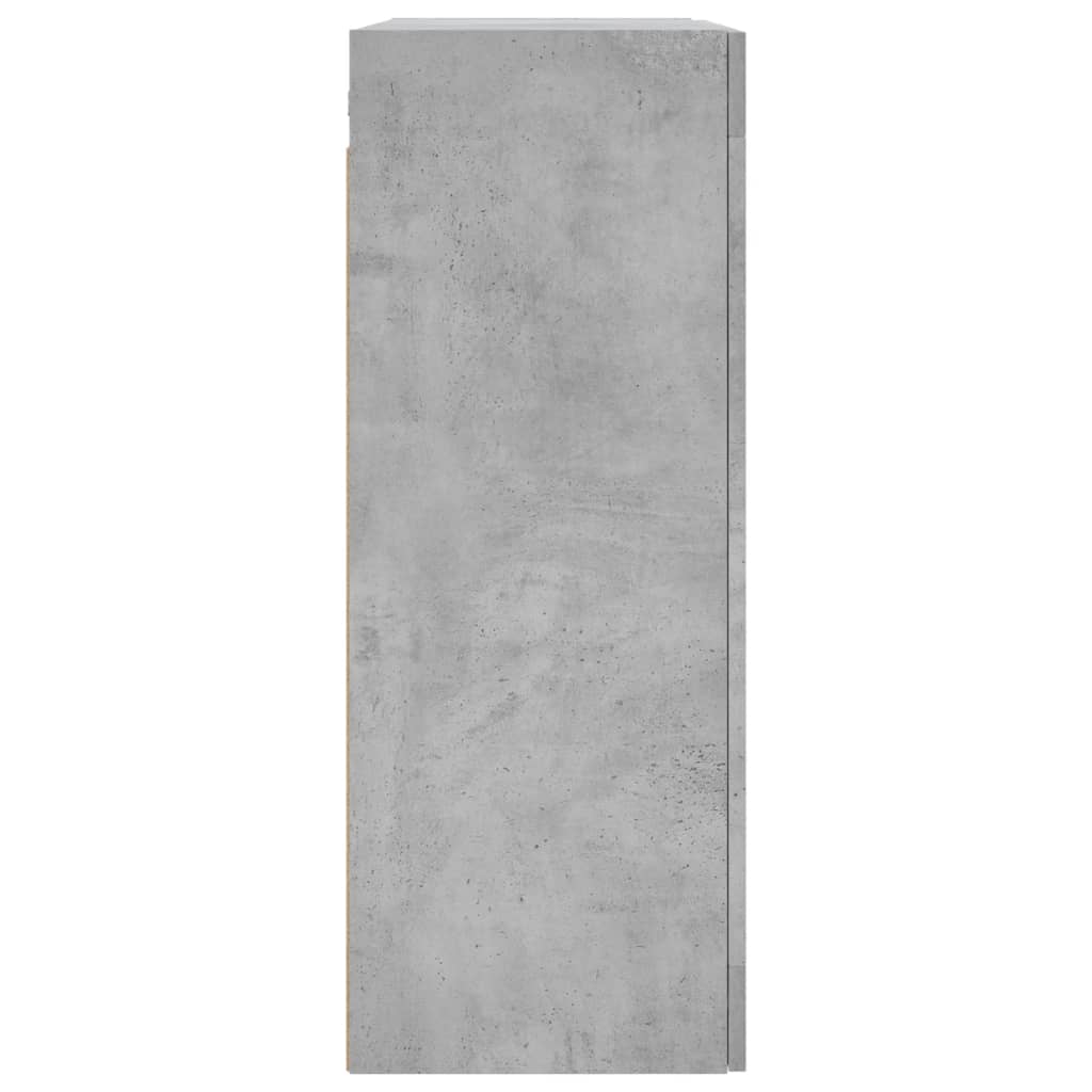 Armoire murale gris béton 69,5x34x90 cm - XIOS