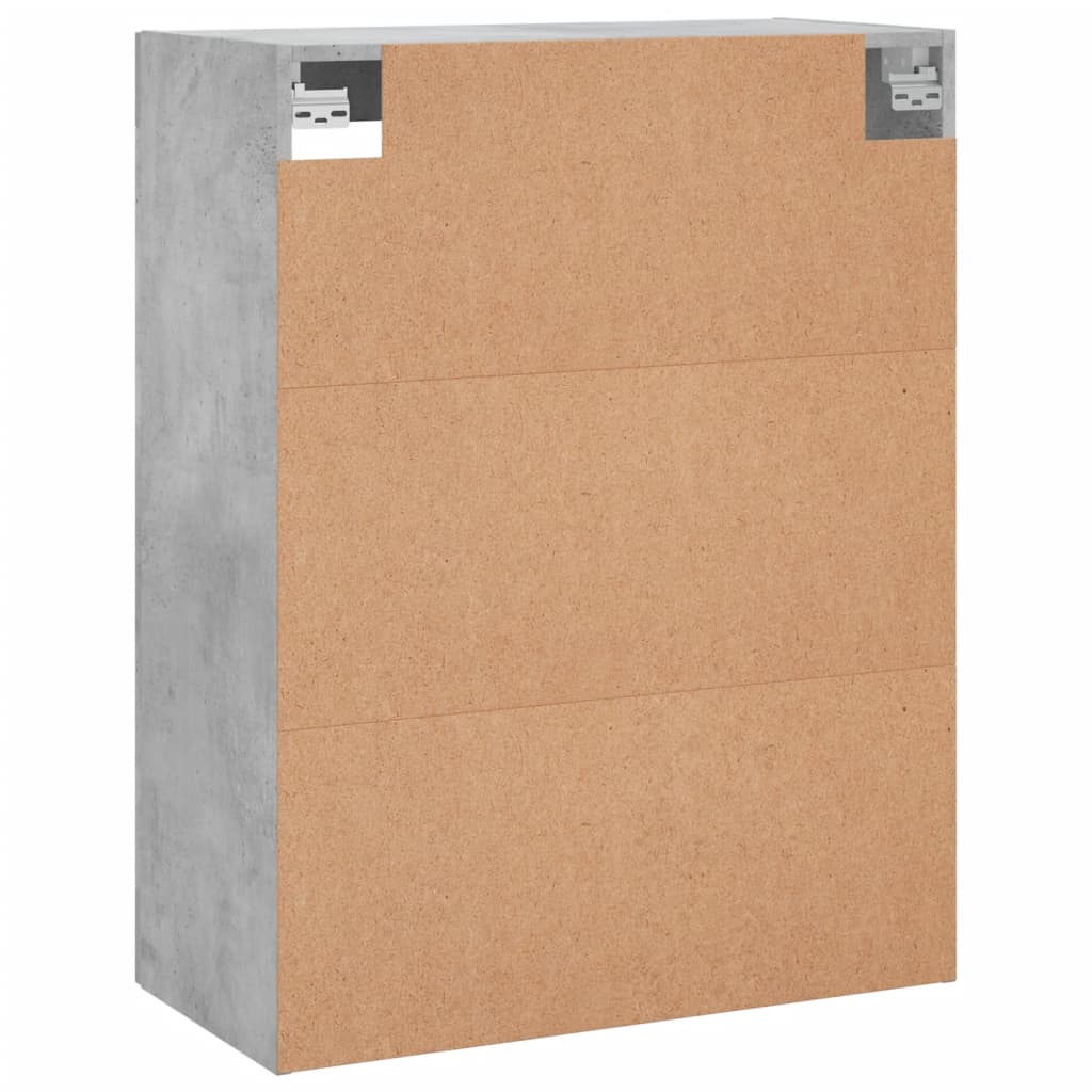 Armoire murale gris béton 69,5x34x90 cm - XIOS