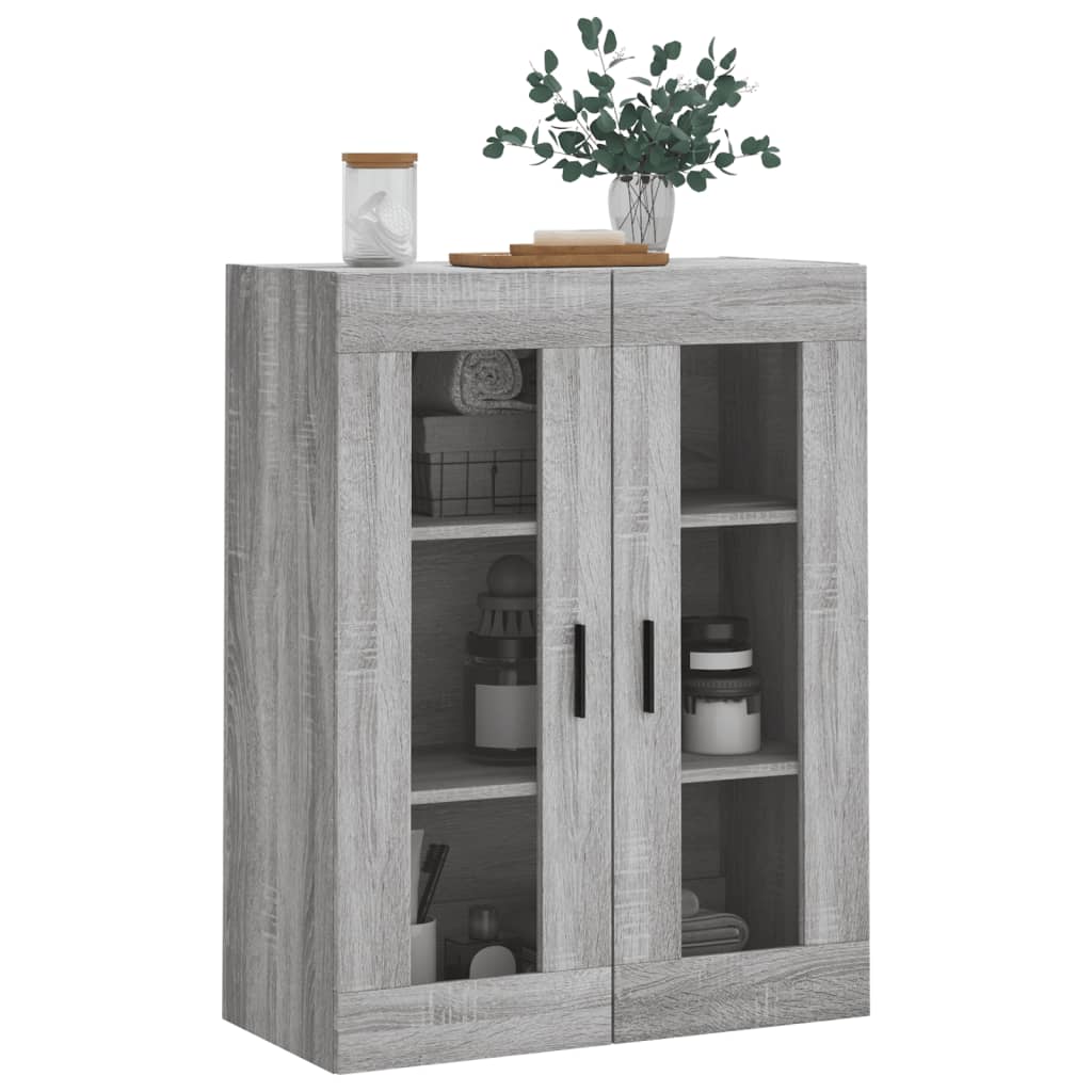 Armoire murale sonoma gris 69,5x34x90 cm - XIOS