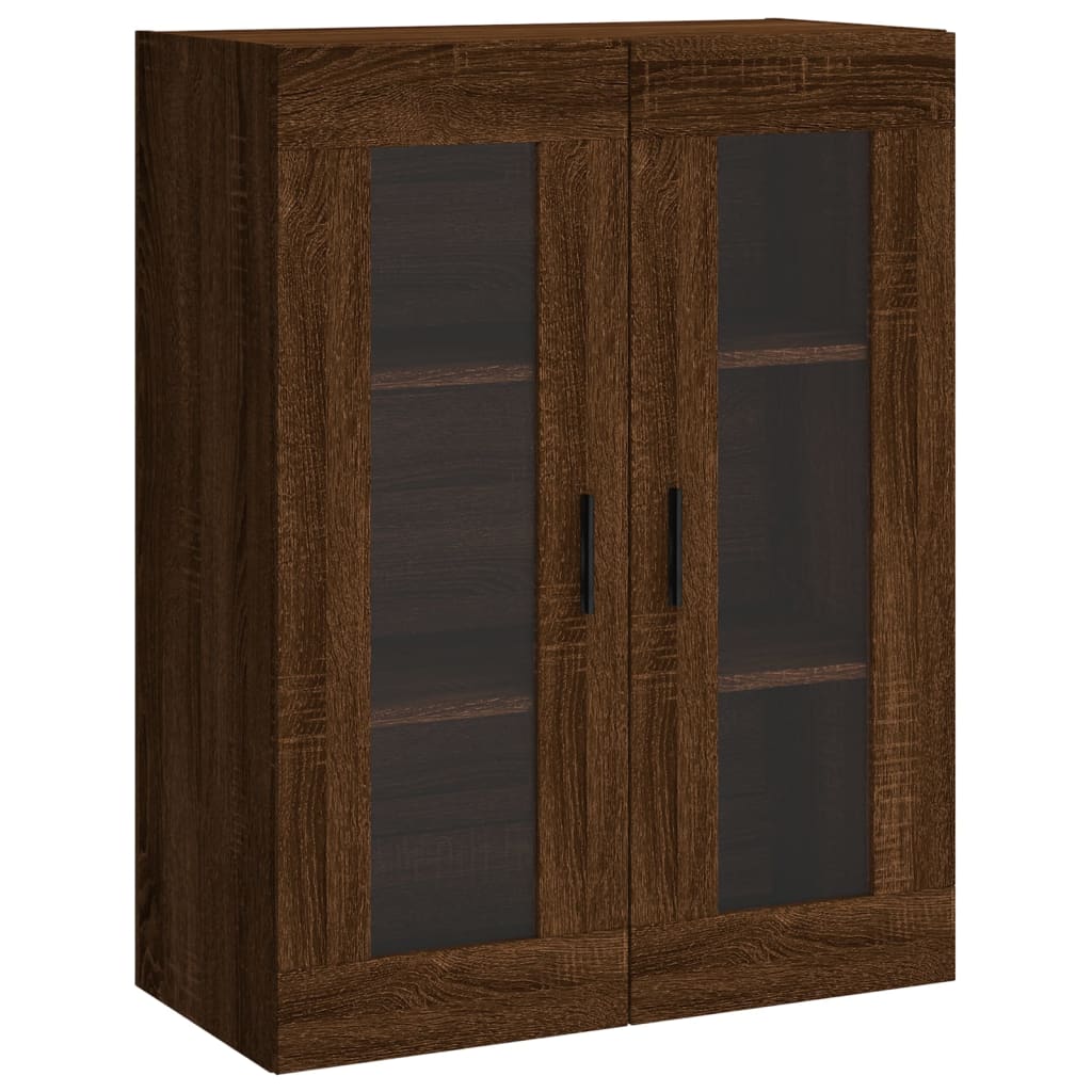 Armoire murale chêne marron 69,5x34x90 cm - XIOS
