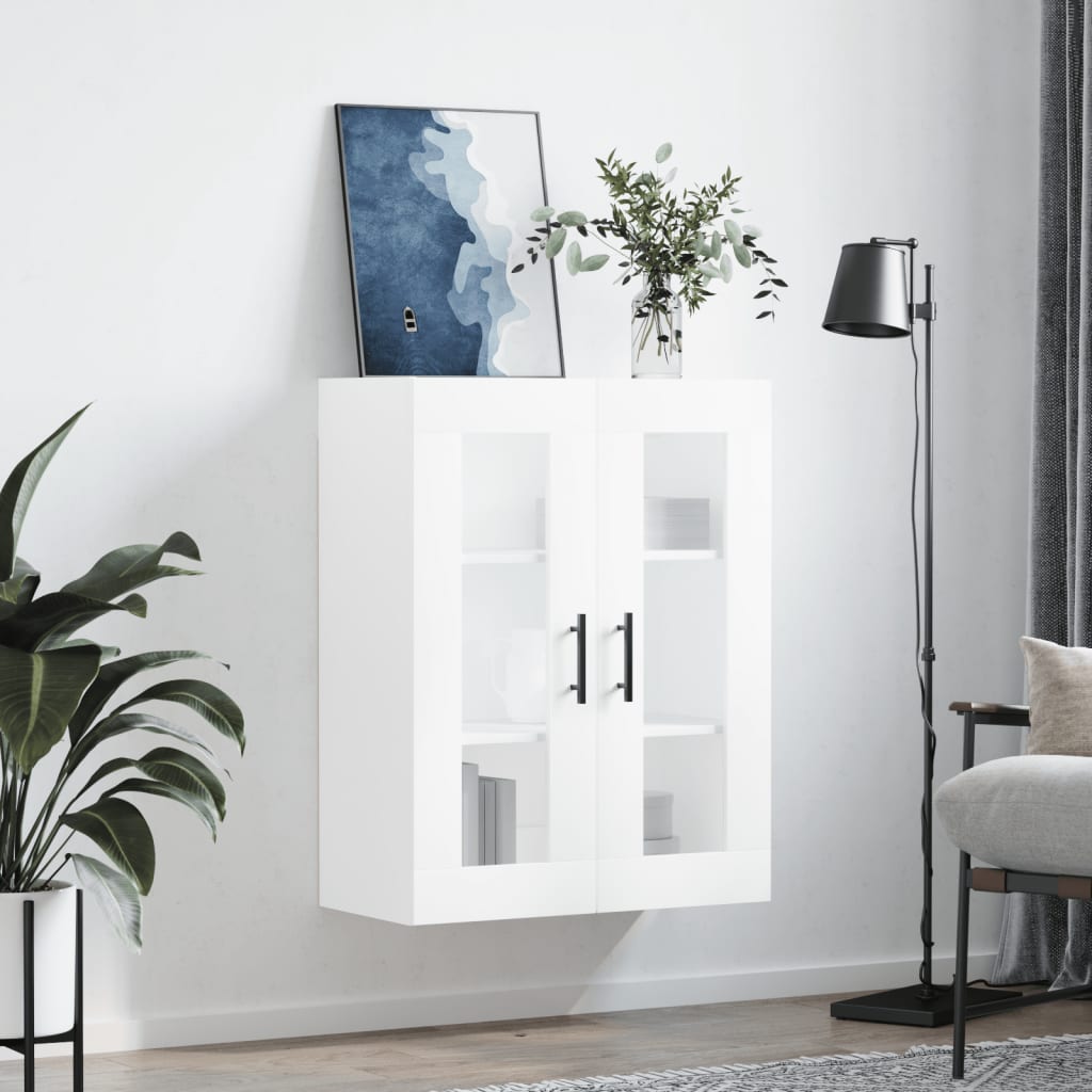 Armoire murale blanc 69,5x34x90 cm - XIOS
