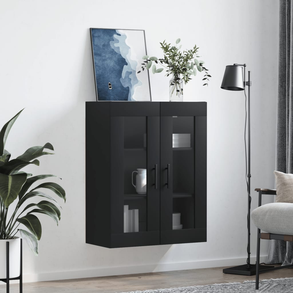 Armoire murale noir 69,5x34x90 cm - XIOS