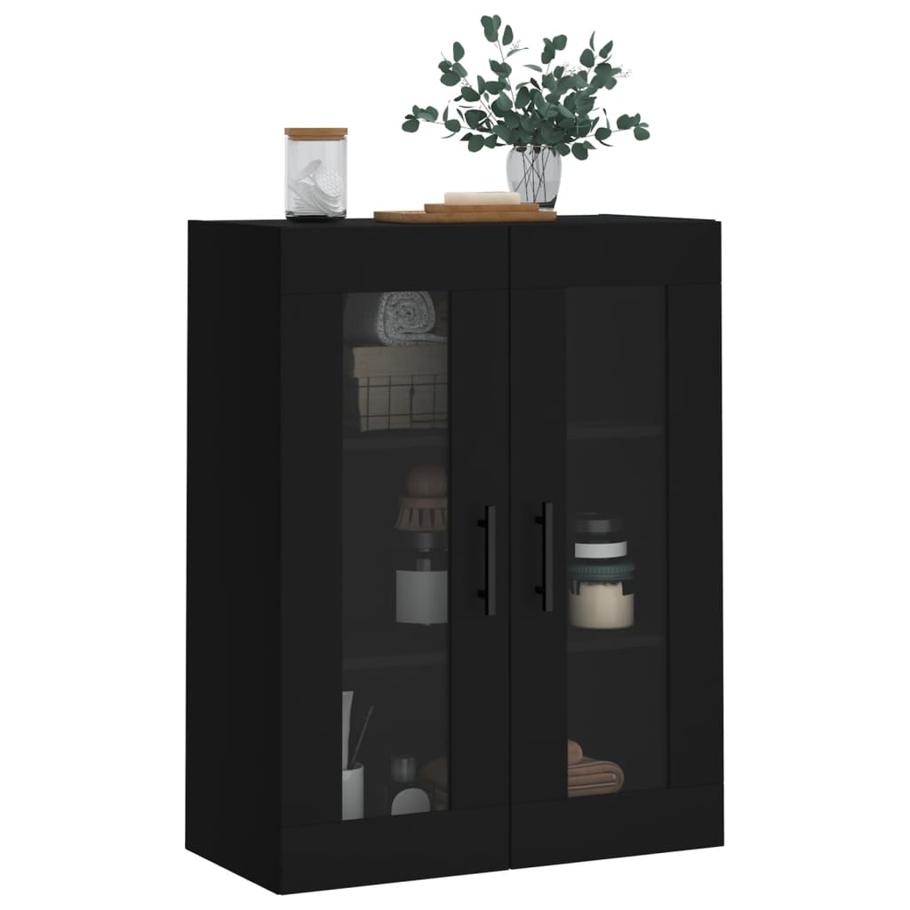 Armoire murale noir 69,5x34x90 cm - XIOS