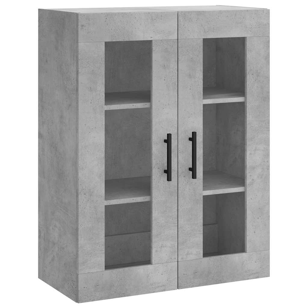 Armoire murale gris béton 69,5x34x90 cm - XIOS
