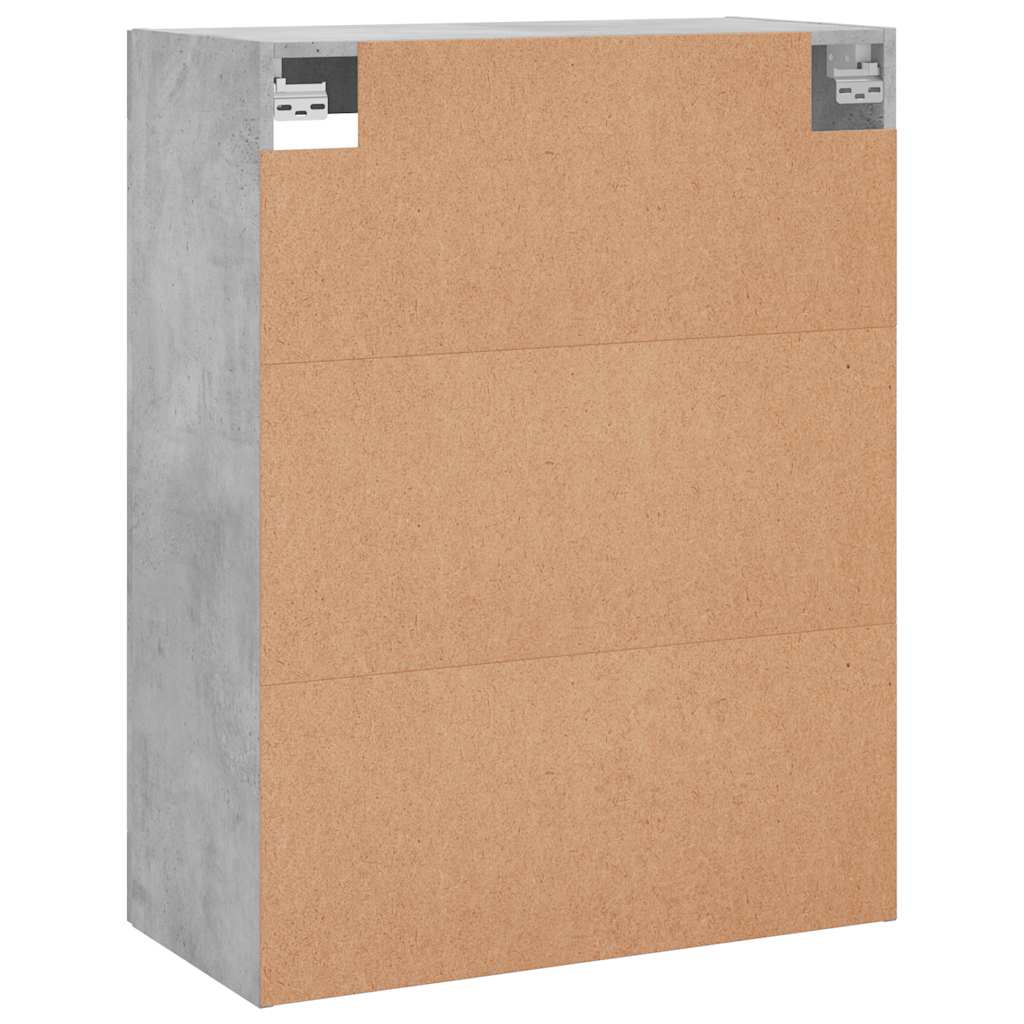 Armoire murale gris béton 69,5x34x90 cm - XIOS