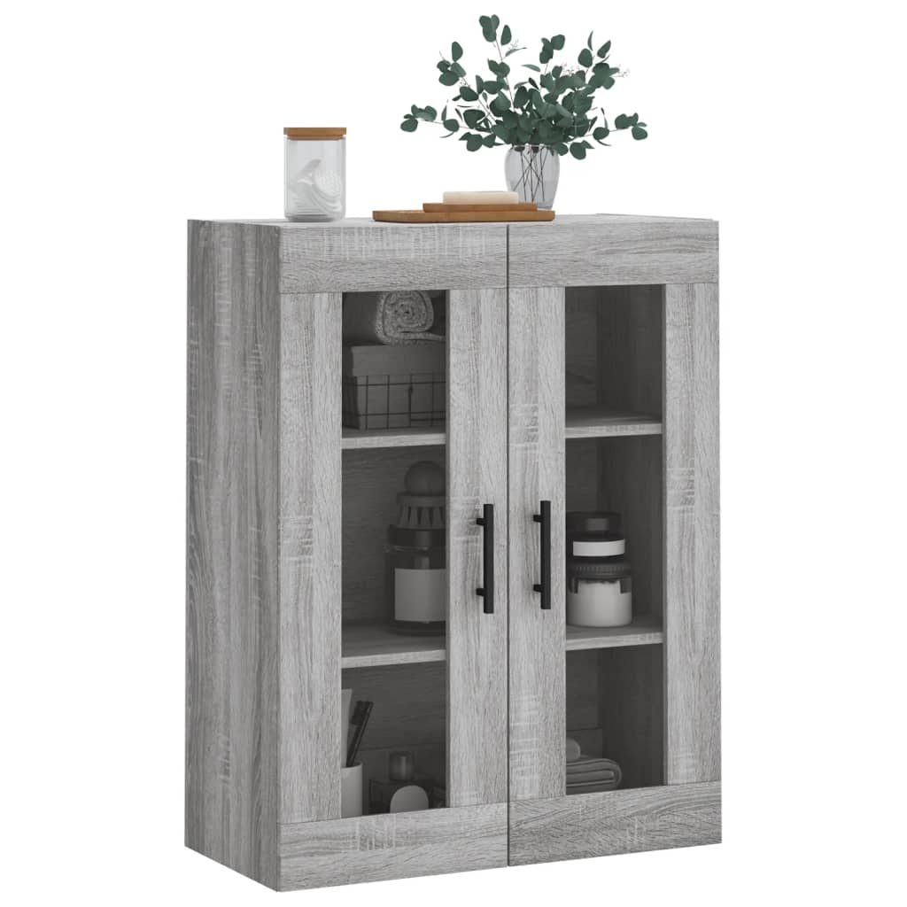 Armoire murale sonoma gris 69,5x34x90 cm - XIOS