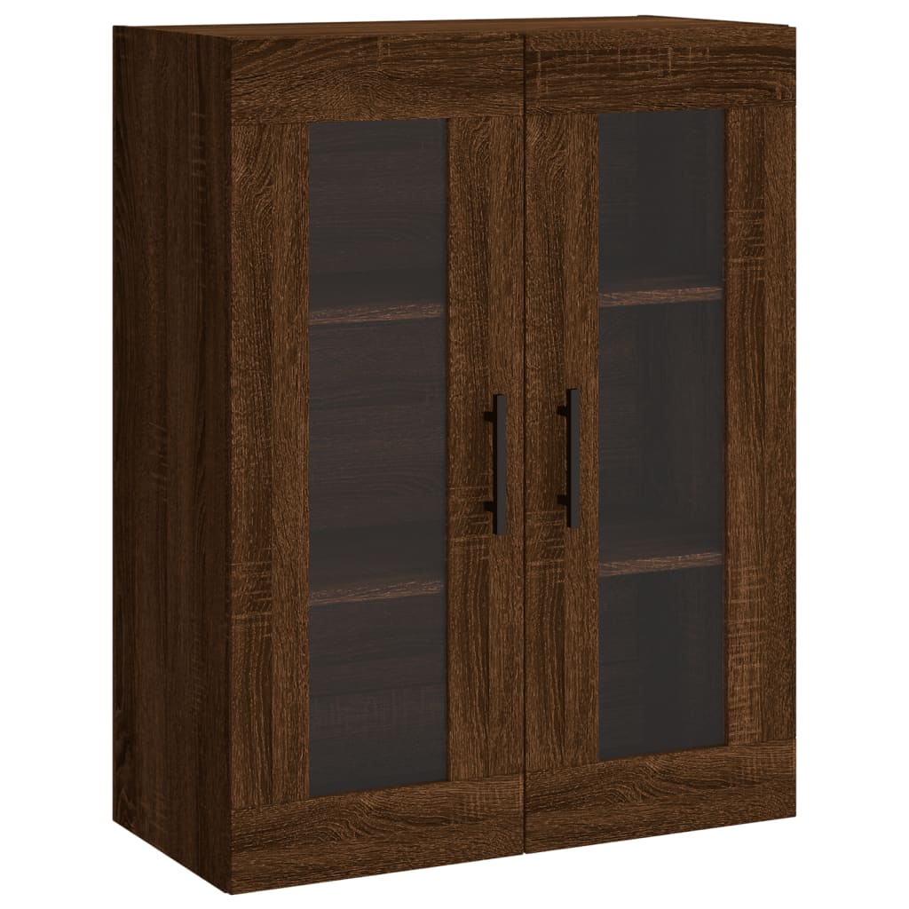 Armoire murale chêne marron 69,5x34x90 cm - XIOS