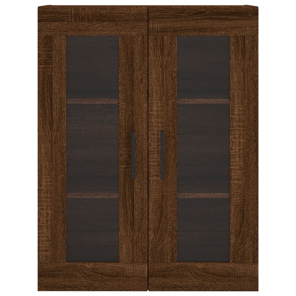 Armoire murale chêne marron 69,5x34x90 cm - XIOS