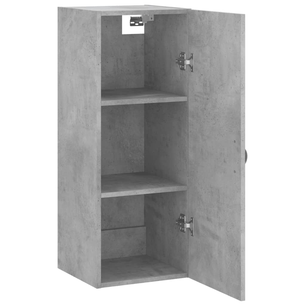 Armoire murale gris béton 34,5x34x90 cm - XIOS