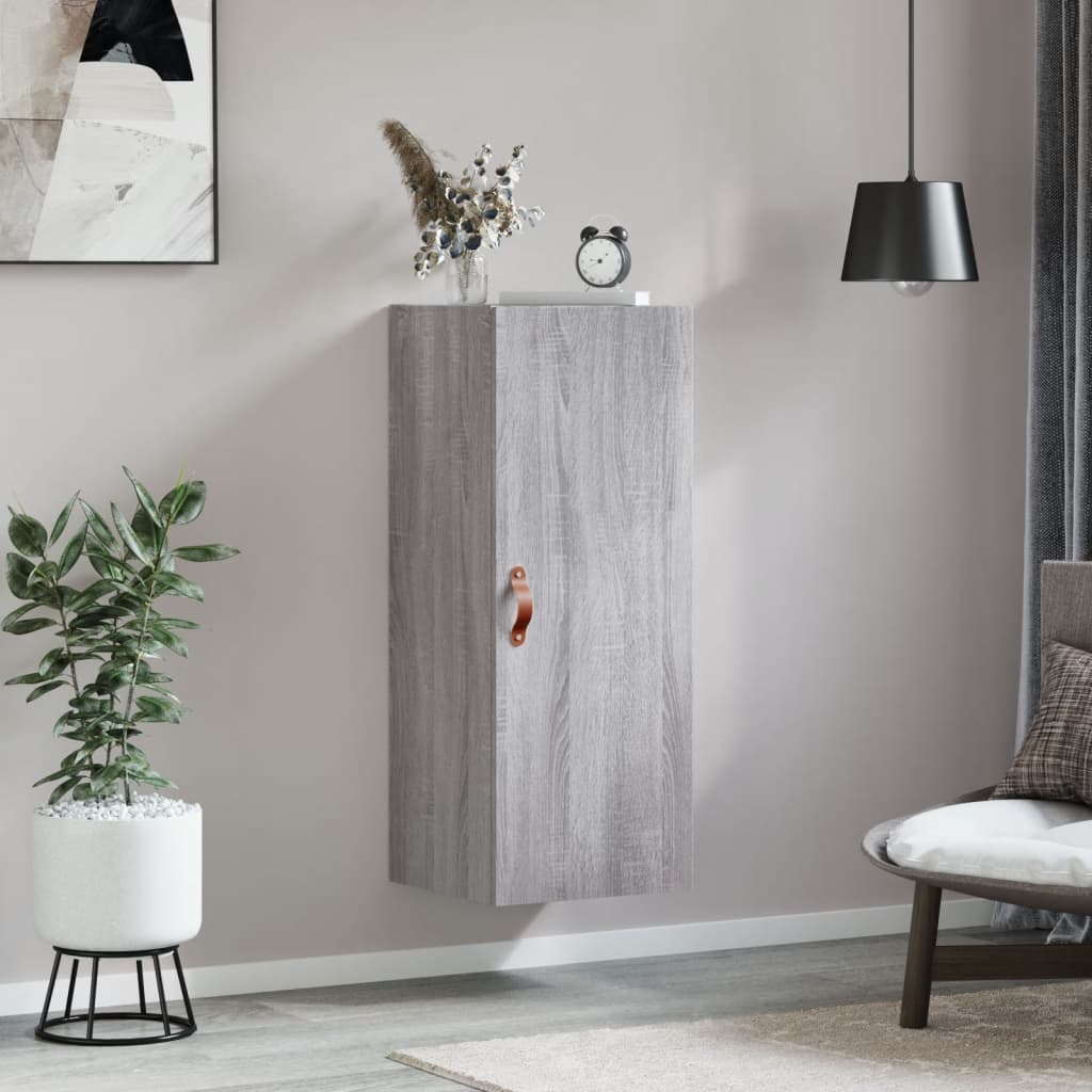 Armoire murale sonoma gris 34,5x34x90 cm - XIOS