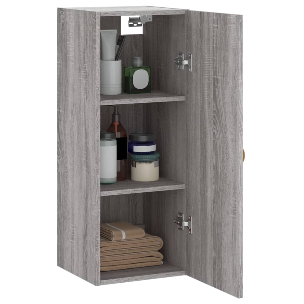 Armoire murale sonoma gris 34,5x34x90 cm - XIOS