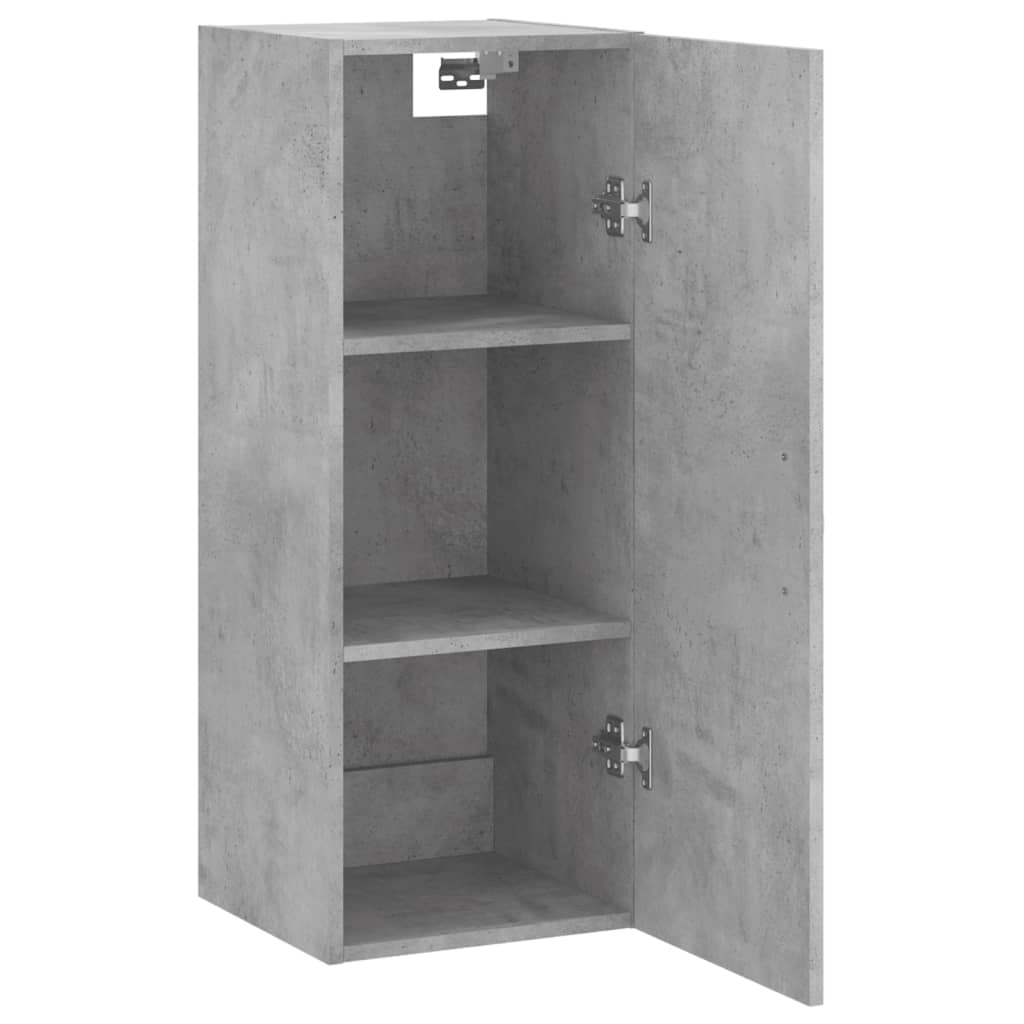 Armoire murale gris béton 34,5x34x90 cm - XIOS