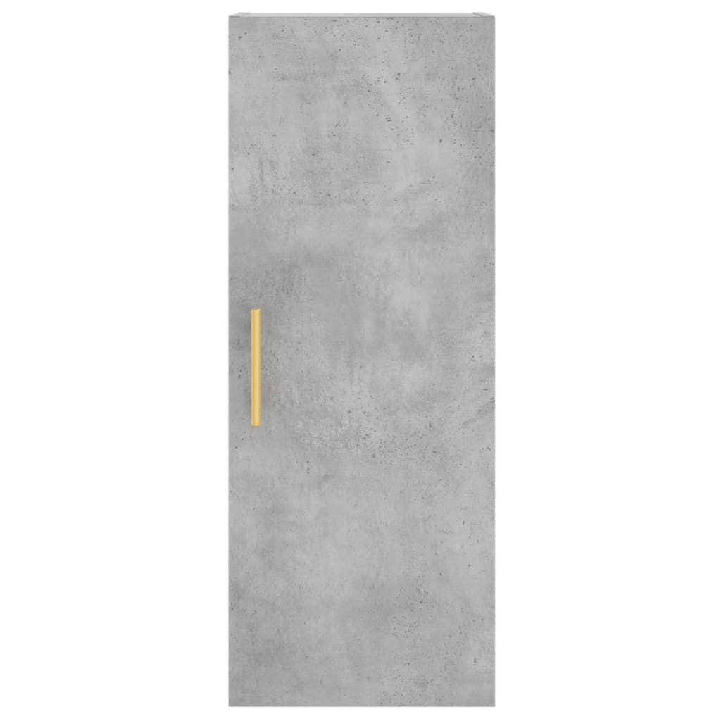 Armoire murale gris béton 34,5x34x90 cm - XIOS