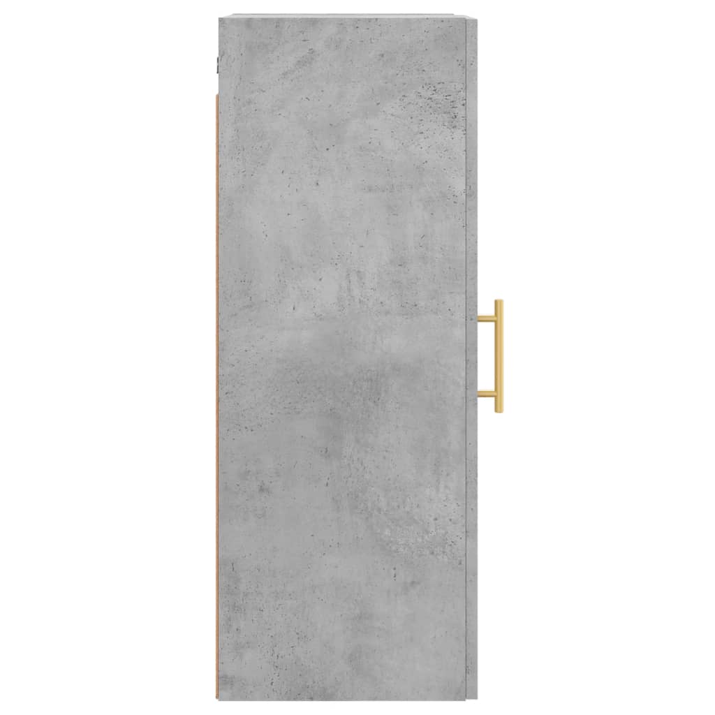 Armoire murale gris béton 34,5x34x90 cm - XIOS