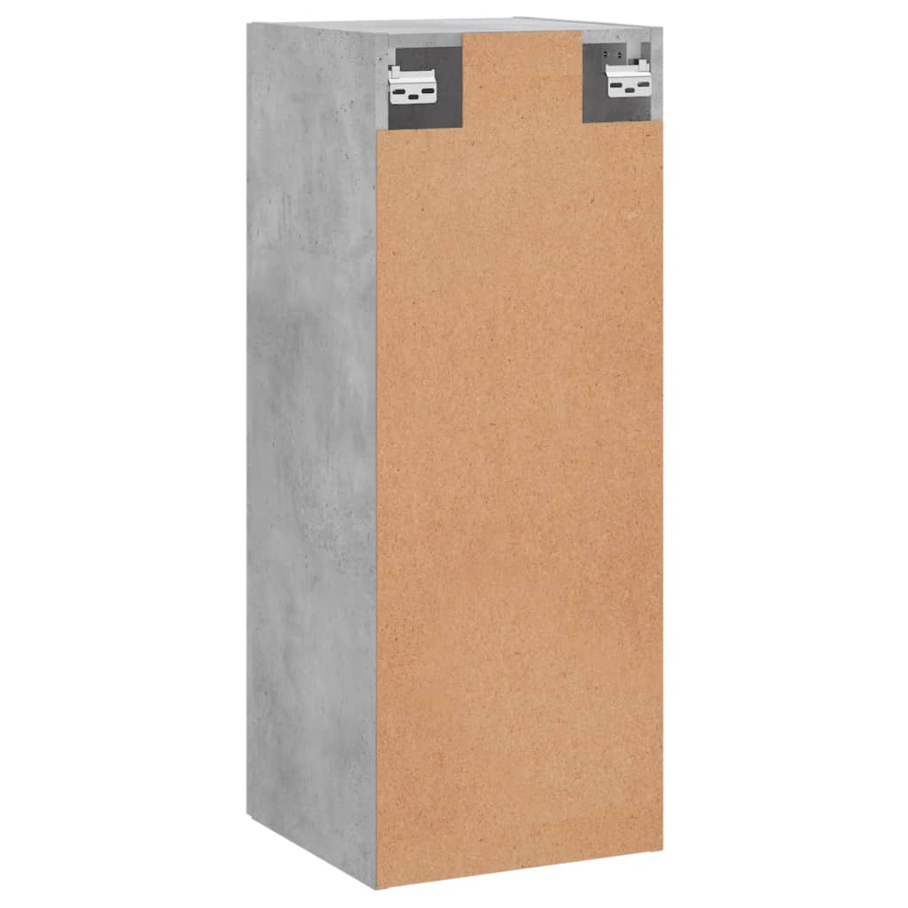 Armoire murale gris béton 34,5x34x90 cm - XIOS